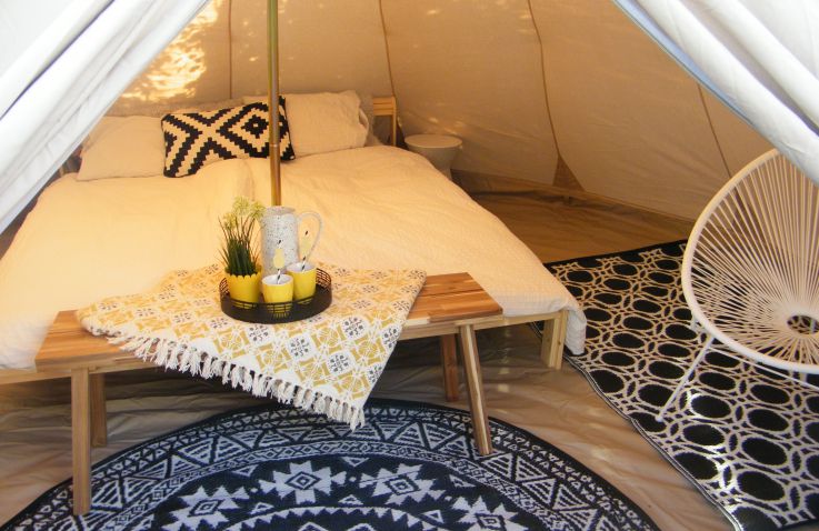 Camping Luna del Monte - Tipi- en Bell tenten