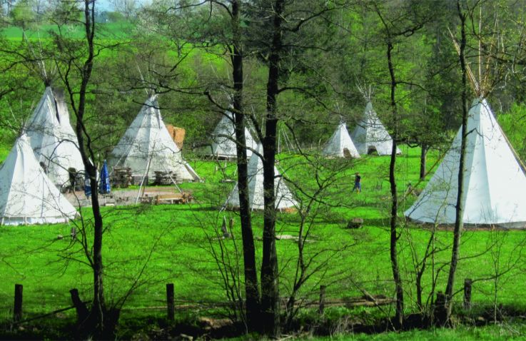 Rhön Indianer Hotel - Luxe tipi tenten in Hessen