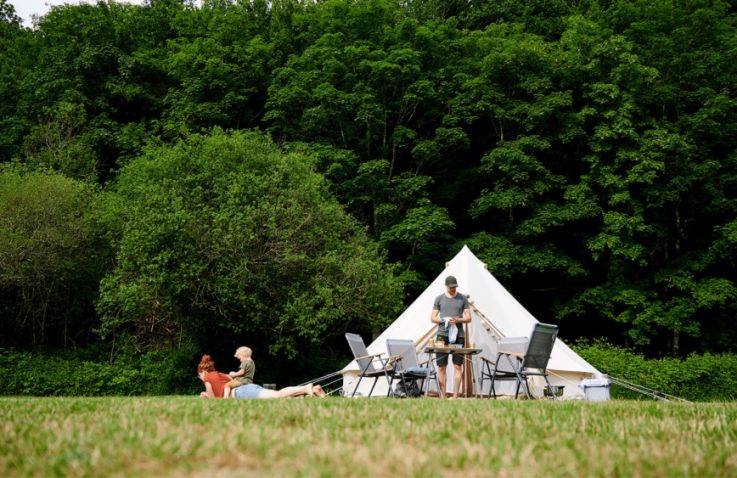 Glamping Belgische Ardennen - Tipi Tent - Camping Le Prahay