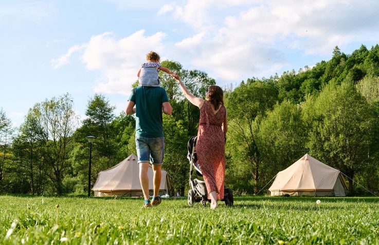 Glamping Belgische Ardennen - Tipi Tent - Camping L'eau Vive