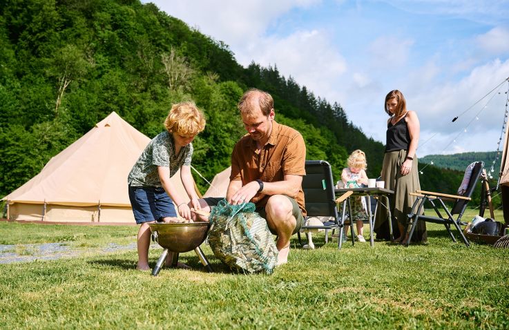 Glamping Belgische Ardennen - Tipi Tent - Camping Sagittaire