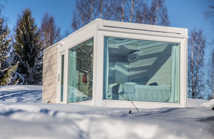 Snowcastle Seaside Glass Villas - Glamping Finland